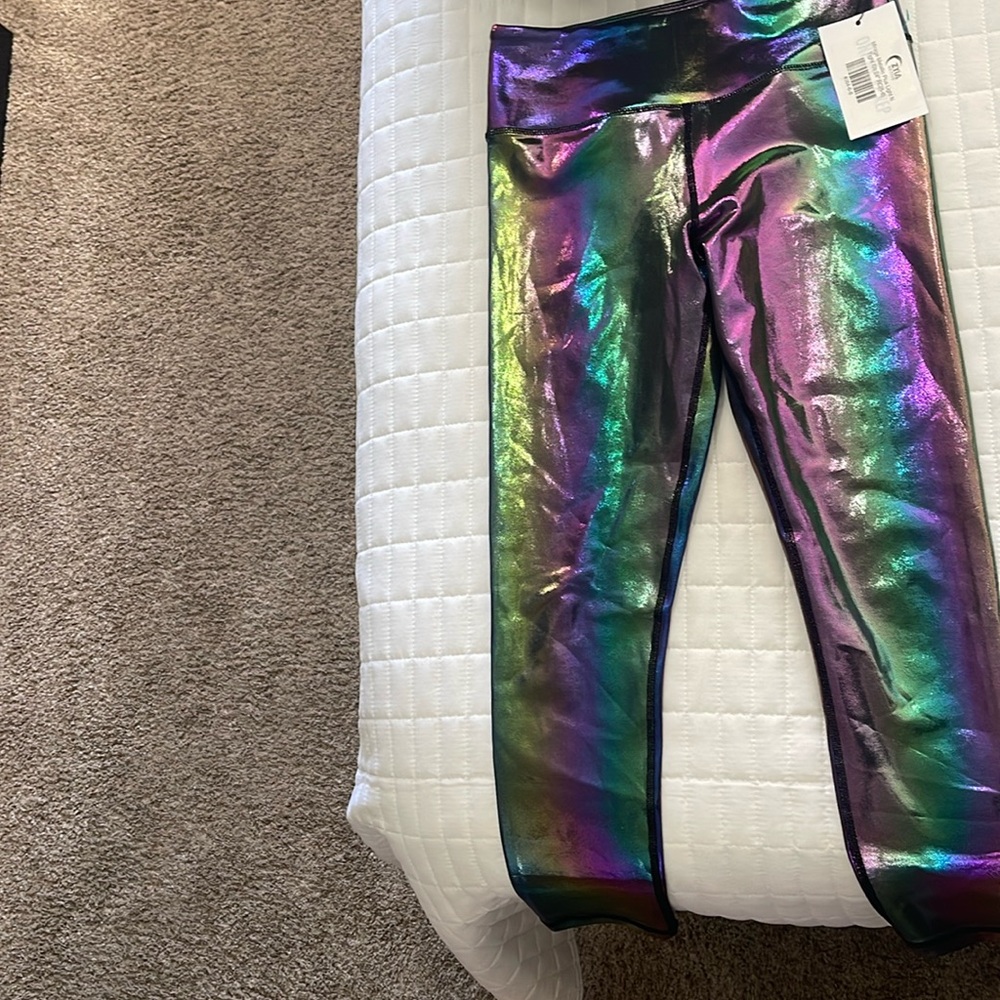 ZYIA Mirage Metallic Workout Pants